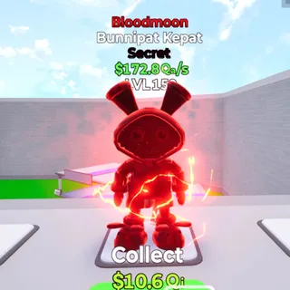 Bunnipat Kepat Bloodmoon 172.8Qa/s LVL150  Go Up For Brainrots Fortnite
