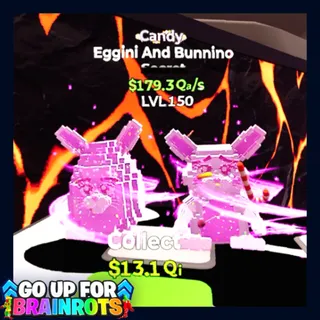 Eggini And Bunnino Candy - Go Up For Brainrots Fortnite