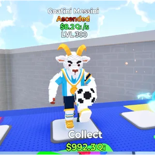 Goatini Messini Ascended LVL MAX / Go Up For Brainrots Fortnite