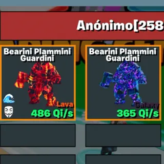 2x Bearini Plammini Guardini Bundle  / Go Up For Brainrots Fortnite