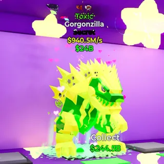 Gorgonzilla Toxic 940.5M/s Steal The Brainrot Fortnite