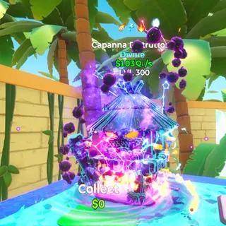 Capanna Distruttore 3T LVL 300 Go Up For Brainrots Fortnite