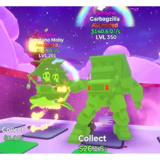 Capitano Moby & Garbagzilla Rainbow / Go Up For Brainrots Fortnite