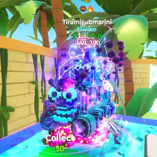 Tiramisubmarini Galaxy 2T LVL 300 Go Up For Brainrots Fortnite