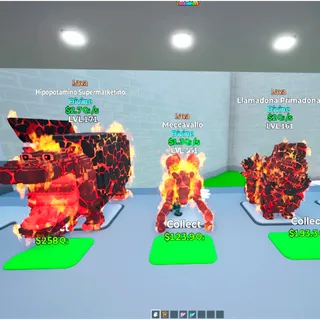 3x Brainrots Lava Bundle / Go Up For Brainrots Fortnite