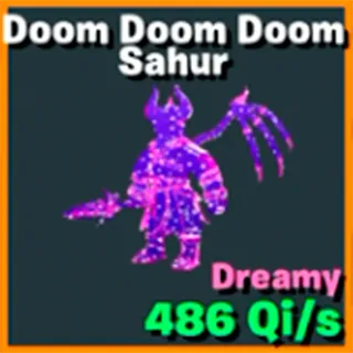 Doom Doom Doom Sahur Dreamy LVL 400 / Go Up For Brainrots Fortnite