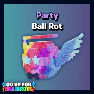 1x Ball Rot Divine Party - Go Up For Brainrots Fortnite
