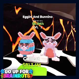 Eggini And Bunnino - Go Up For Brainrots Fortnite