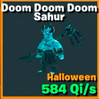 Doom Doom Doom Sahur Halloween LVL 400 / Go Up For Brainrots Fortnite