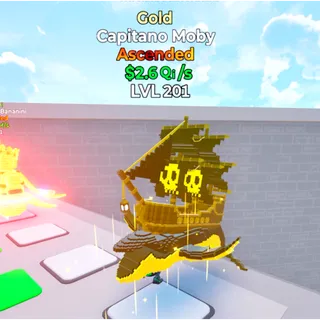 Capitano Moby Gold / Go Up For Brainrots Fortnite