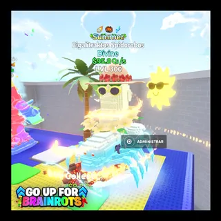 Gigalitraktos Spidorobos Summer 3 Traits LVL 300  / Go Up For Brainrots Fortnite