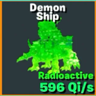 Demon Ship Radioactive LVL400 / Go Up For Brainrots Fortnite