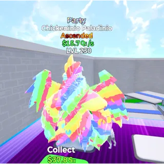 Chickeninio Paladinio Party Ascended / Go Up For Brainrots Fortnite