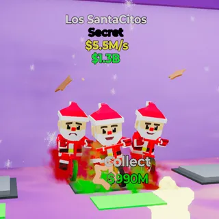 Los Santacitos 5.5M/s Steal The Brainrot Fortnite