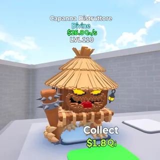 Capanna Distruttore Go Up For Brainrots Fortnite