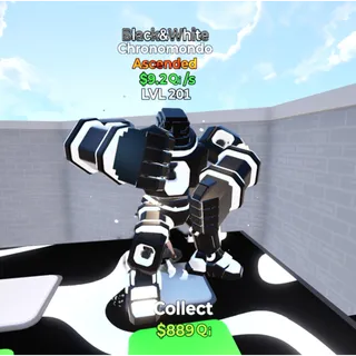 Chronomondo Black&White Ascended  Go Up For Brainrots Fortnite