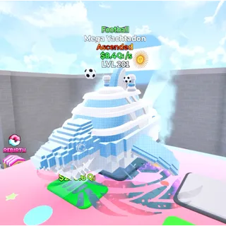 Mega Yachtadon Football Ascended  Go Up For Brainrots Fortnite