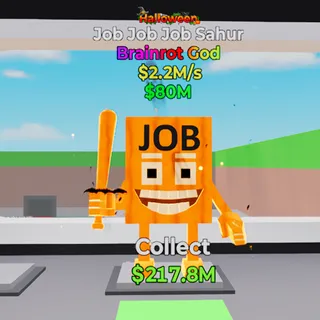 2x Job Job Job Sahur Halloween Bundle  Steal The Brainrot Fortnite