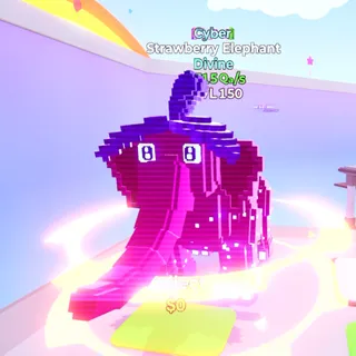 Strawberry Elephant Cyber 515Qa/s LVL150 Go Up For Brainrots Fortnite