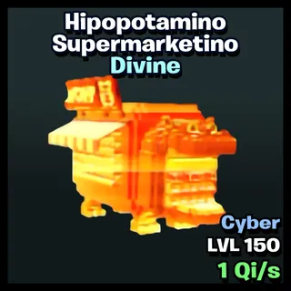 Hipopotamino Supermarketino Cyber LVL150 / Go Up For Brainrots Fortnite