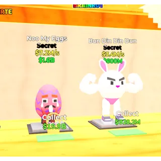 2x Easter Egg Brainrot Bundle