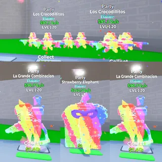 5x Brainrots Bundle Party - Go Up For Brainrots Fortnite