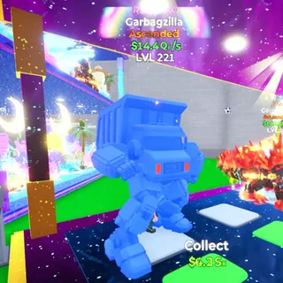 Garbagzilla Rainbow Go Up For Brainrots Fortnite