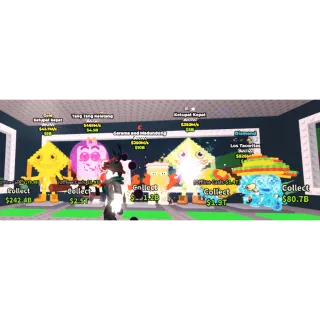 5x Bundle cheap (free cursed tuff toucan) | SAB