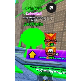 13.8QD/S Rainbow Compactaroni  Diskoloni celestial| SURVIVE LAVA FOR BRAINROTS SLFBBloodm