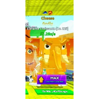 7.2 Sx/s CHEESE ELEFANTE CROISSANTE Godly || SURVIVE LAVA FOR BRAINROTS SLFB