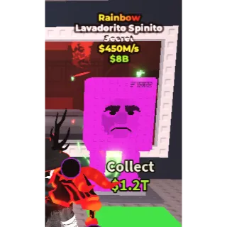 Rainbow lavadorito spinito 450m/s | SAB