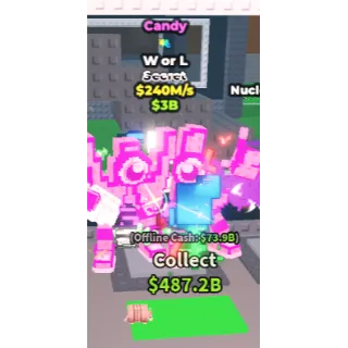 Candy W or L 240m/s | SAB