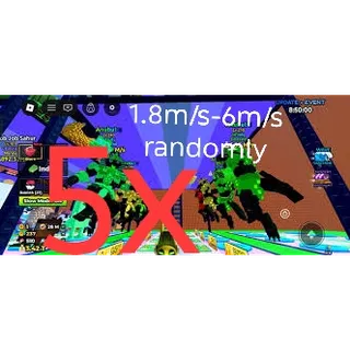 5x Random mut Anububu ESCAPE TSUNAMI FOR BRAINROTS ETFB