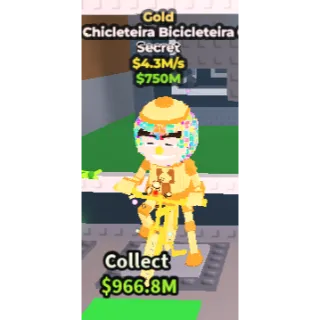 GOLD Chicleteira Bicicleteira 4.3m/s| SAB