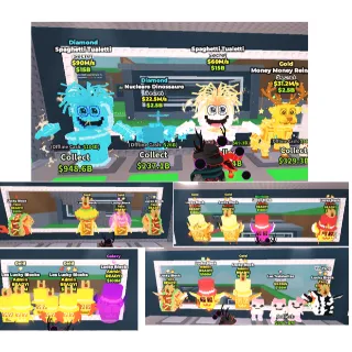 4x Brainrots (16x free lucky blocks)| SAB