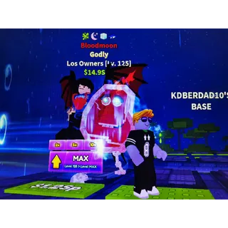 14.9 Sx/s bloodmoon godly los owner's (4 traits)  || SURVIVE LAVA FOR BRAINROTS SLFB