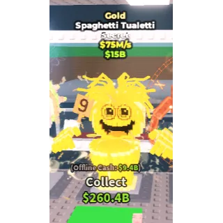 Gold Spaghetti Tualetti 75m/s | SAB