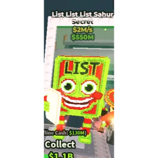  list list  list sahur |SAB