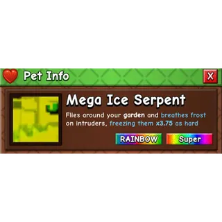 Mega Ice serpent | GAG 2