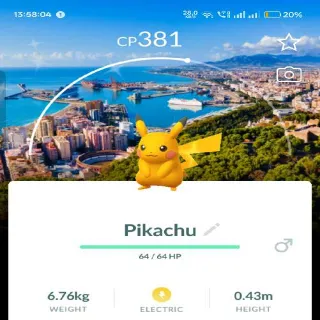 Shiny Pikachu Malaga Bg