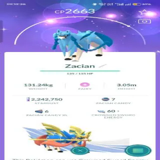 Shiny Zacian