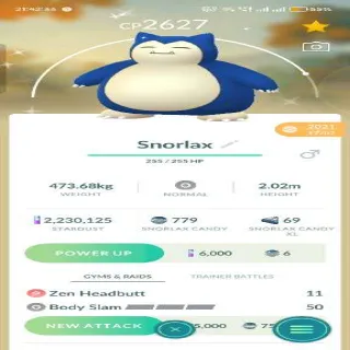 Shiny Snorlax 2021