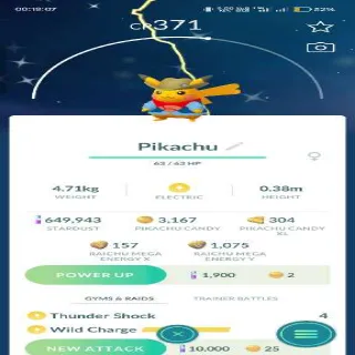 Shiny Costume Pikachu