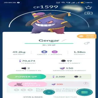 Costume Gengar Lucky