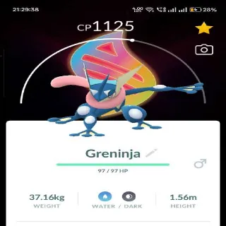 Greninja With Mega BG
