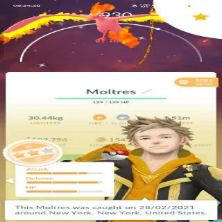 Shiny moltres 2021 Caught