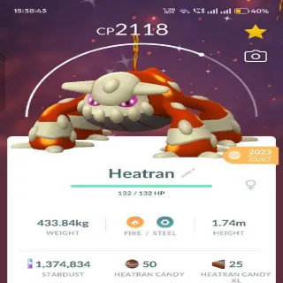 Shiny Heatran 2023 Year