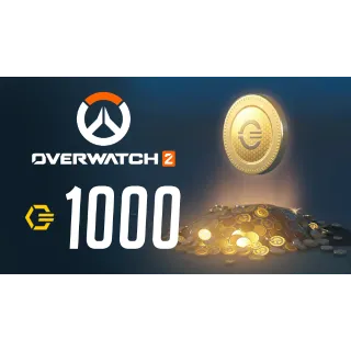 1000 Overwatch Coins - Digital Code