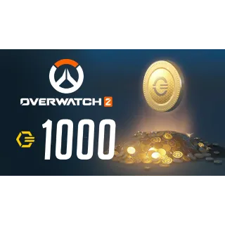 1000 Overwatch Coins 