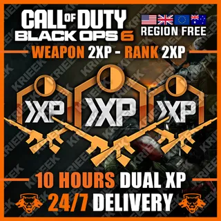 Call of Duty: Black Ops 6 - 10 Hours Dual 2XP - Double Weapon XP